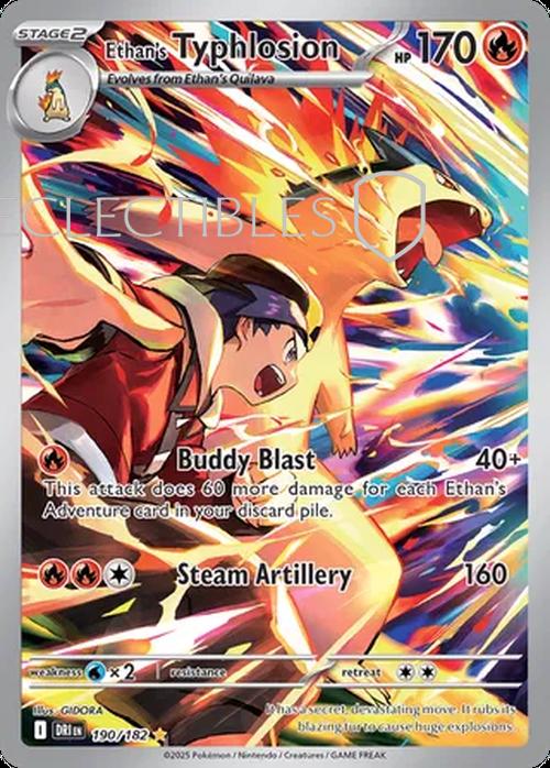Pokemon Destined Rivals 190/182 Ethans Typhlosion