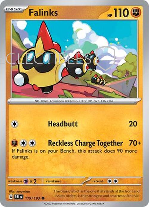 Pokemon Paldea Evolved 119/193 Falinks Reverse Holo