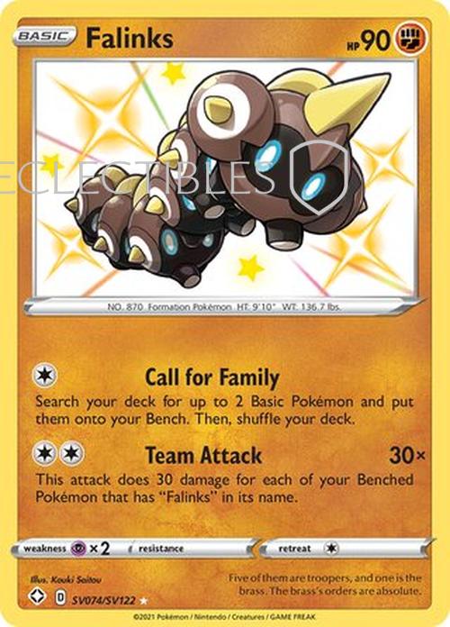 Pokemon Shining Fates SV 074/122 Falinks