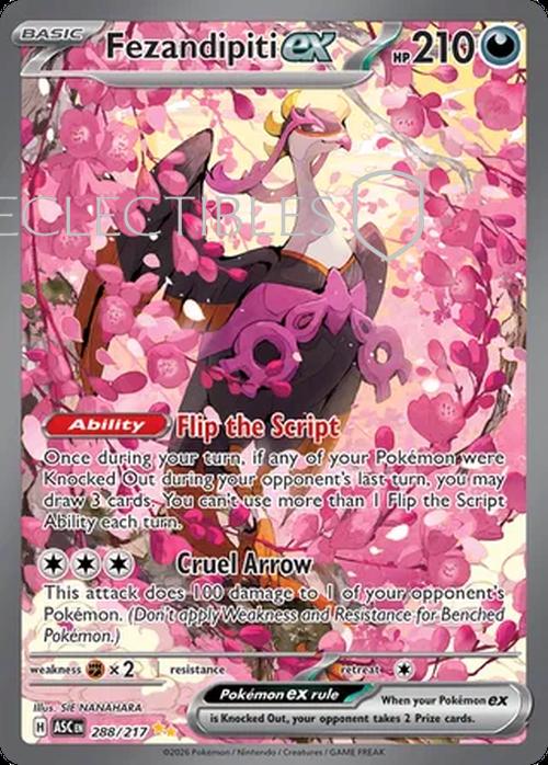 Pokemon Ascended Heroes 288/217 Fezandipiti ex