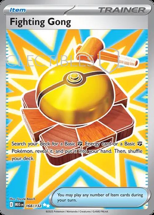 Pokemon Mega Evolutions 168/132 Fighting Gong