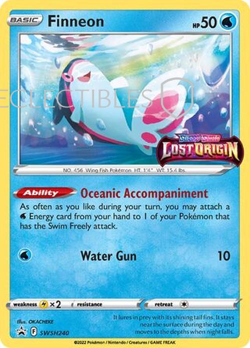 Pokemon SWSH Black Star Promos SWSH 240 Finneon