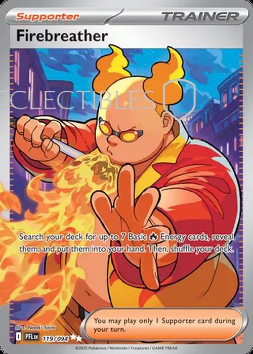 Pokemon Phantasmal Flames 119/094 Firebreather