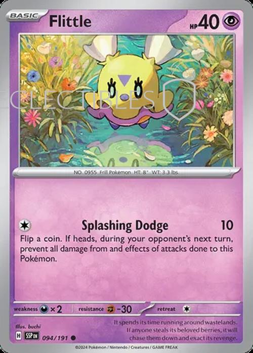 Pokemon Surging Sparks 094/191 Flittle  Reverse Holo