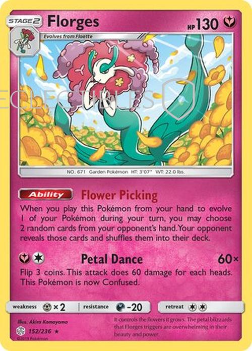 Pokemon Cosmic Eclipse 152/236 Florges Holo