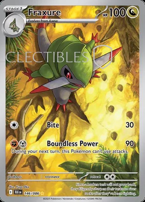 Pokemon Black Bolt 146/086 Fraxure