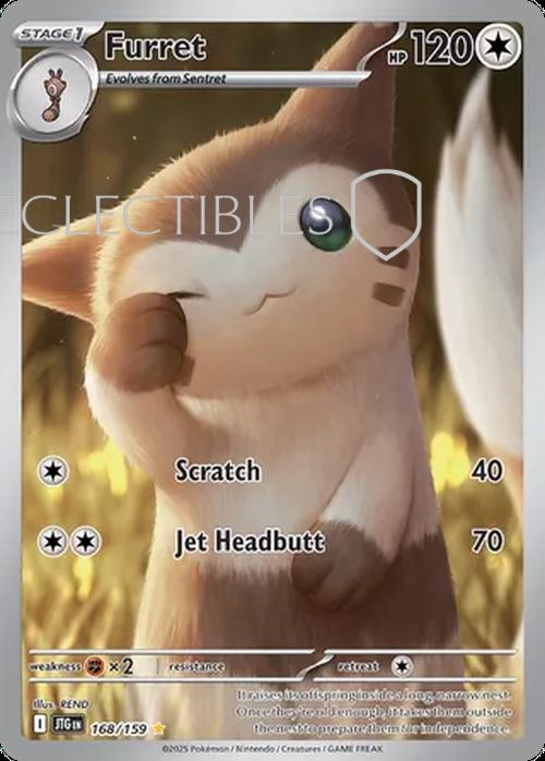 Pokemon Journey Together 168/159 Furret