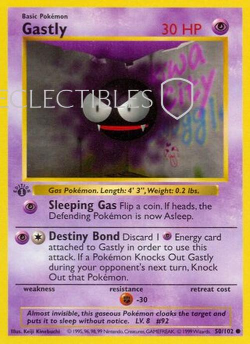 Pokemon Base Set 050/102 Gastly
