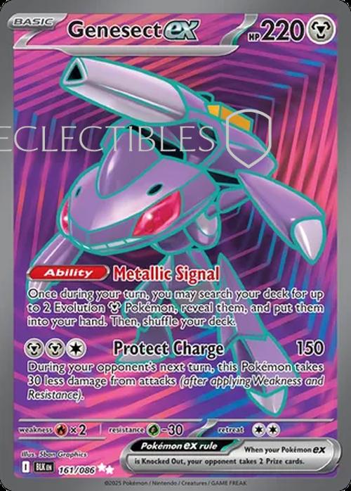 Pokemon Black Bolt 161/086 Genesect ex