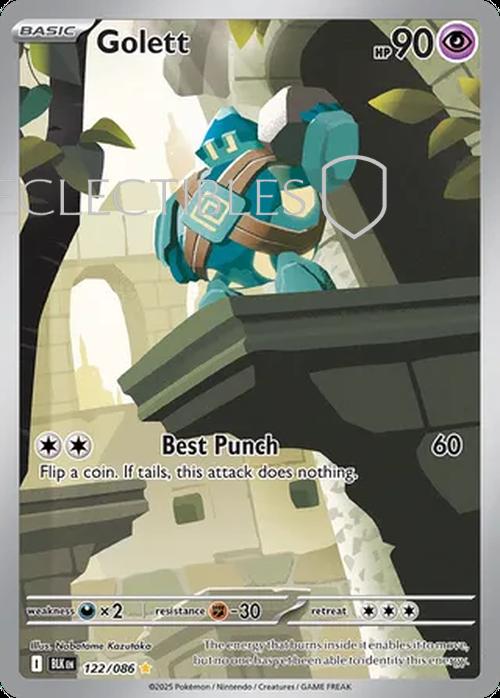 Pokemon Black Bolt 122/086 Golett