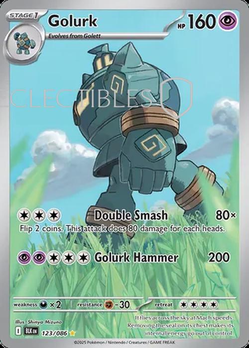 Pokemon Black Bolt 123/086 Golurk