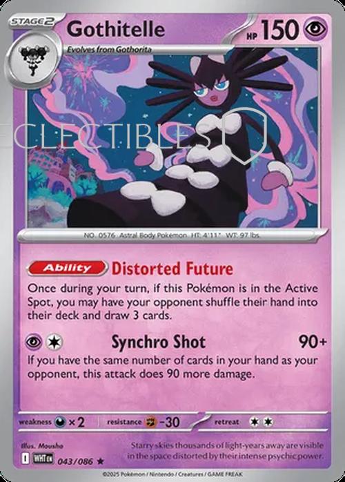 Pokemon White Flare 043/086 Gothitelle Holo