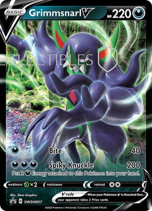 Pokemon SWSH Black Star Promos SWSH 057 Grimmsnarl V