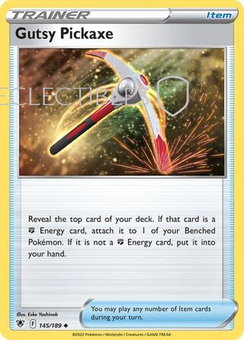 Pokemon Astral Radiance 145/189 Gutsy Pickaxe Stamped Promo