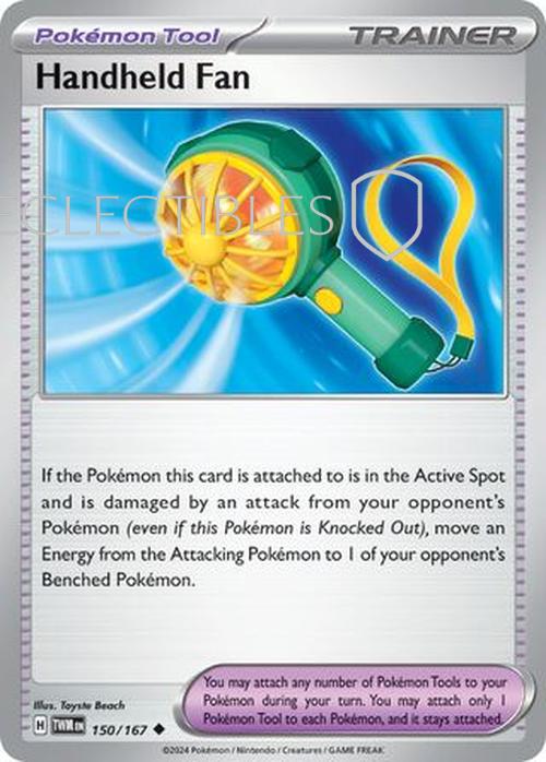 Pokemon Twilight Masquerade 150/167 Handheld Fan Reverse Holo