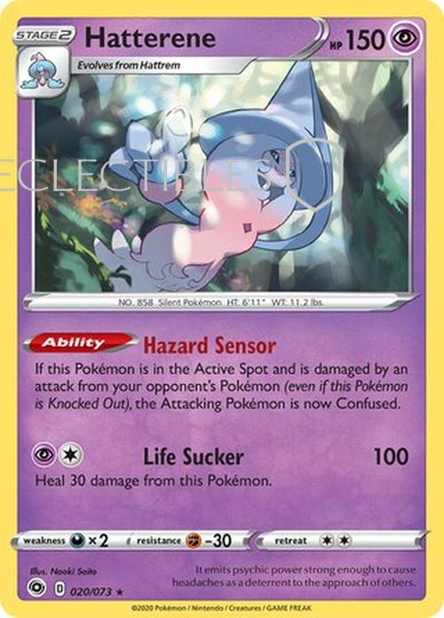Pokemon Champions Path 020/73 Hatterene Holo