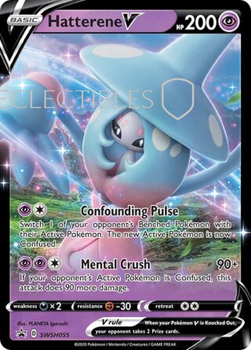 Pokemon SWSH Black Star Promos SWSH 055 Hatterene V