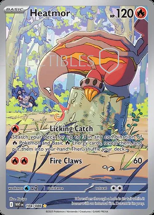 Pokemon White Flare 104/086 Heatmor