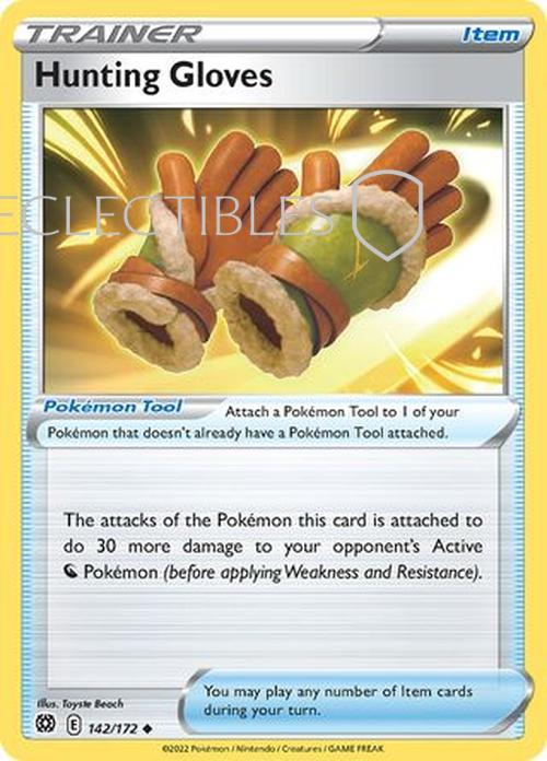Pokemon Brilliant Stars 142/172 Hunting Gloves  Reverse Holo