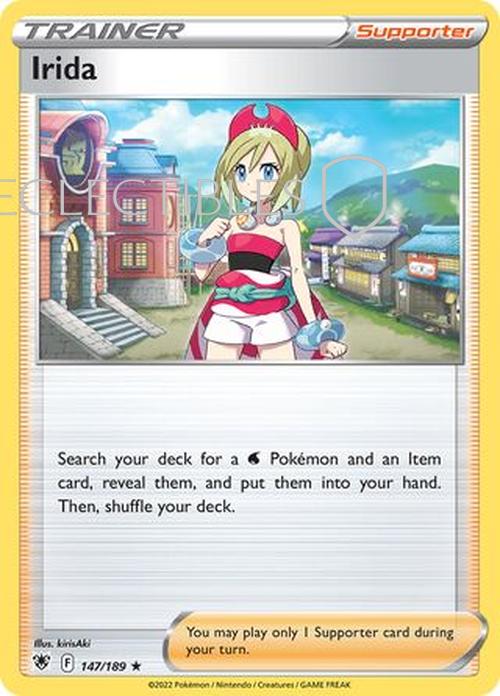 Pokemon Astral Radiance 147/189 Irida Holo