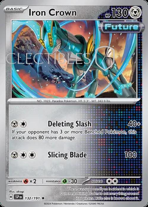 Pokemon Surging Sparks 132/191 Iron Crown Holo