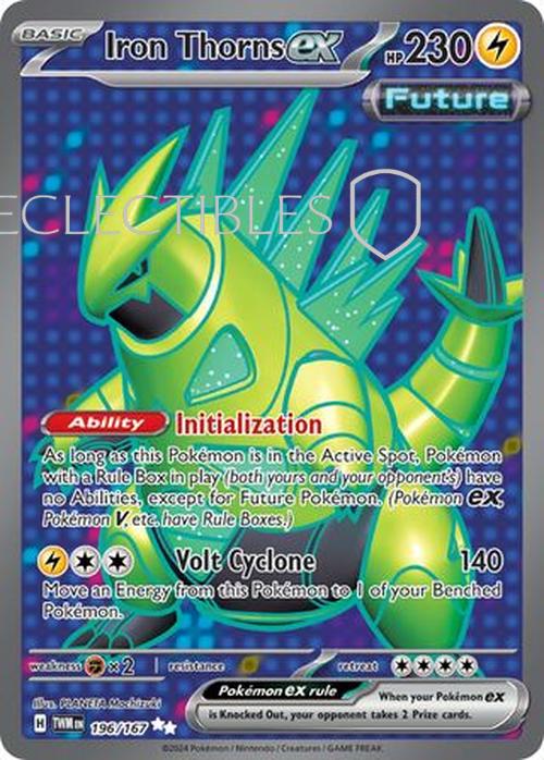 Pokemon Twilight Masquerade 196/167 Iron Thorns ex
