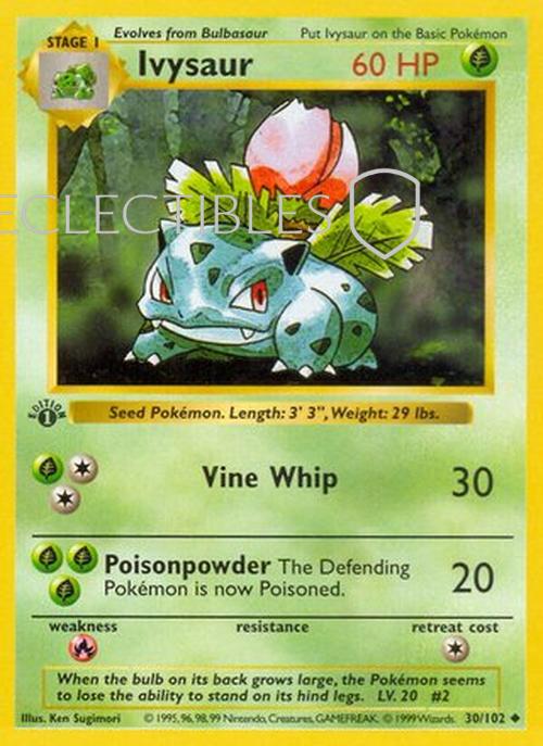 Pokemon Base Set 030/102 Ivysaur