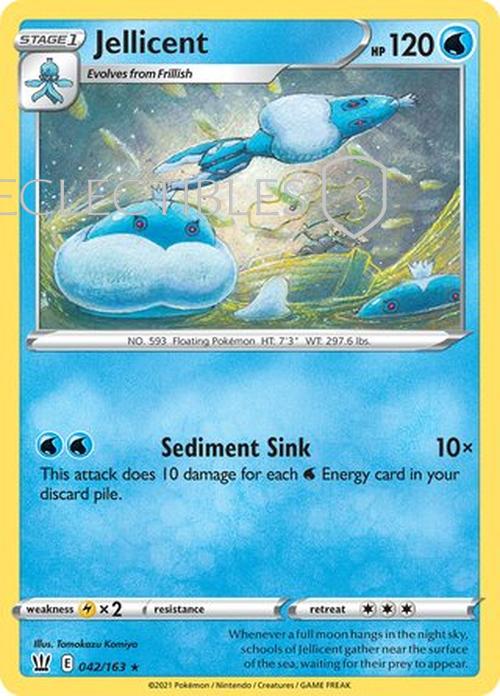 Pokemon Battle Styles 042/163 Jellicent  Reverse Holo