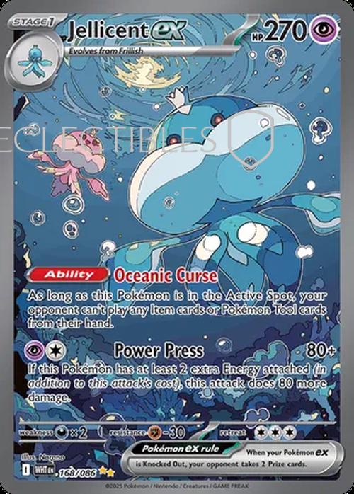 Pokemon White Flare 168/086 Jellicent ex