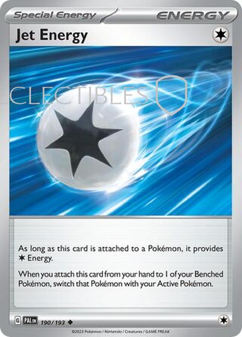 Pokemon Paldea Evolved 190/193 Jet Energy Reverse Holo