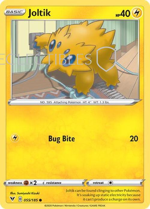 Pokemon Vivid Voltage 055/185 Joltik Reverse Holo