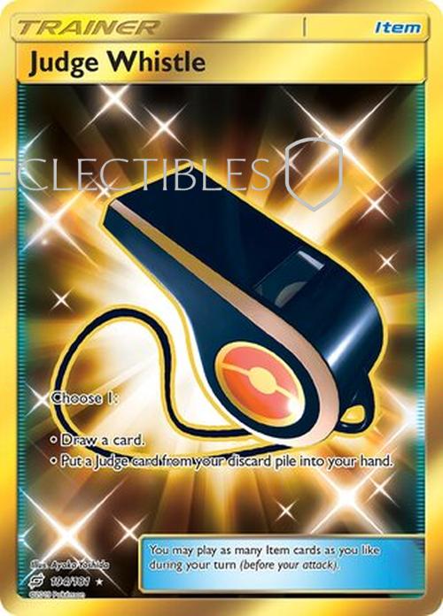 Pokemon Team up 194/181 Judge Whistle Reverse Holo
