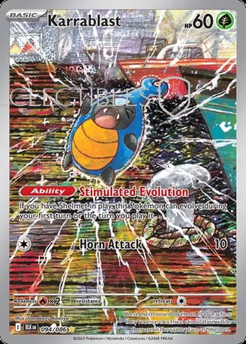 Pokemon Black Bolt 094/086 Karrablast