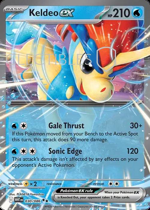 Pokemon White Flare 030/086 Keldeo ex