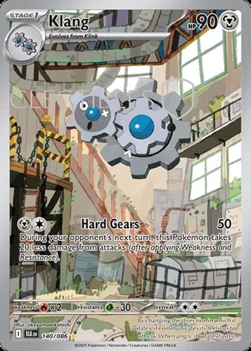 Pokemon Black Bolt 140/086 Klang