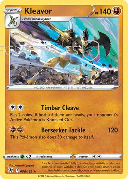 Pokemon Astral Radiance 086/189 Kleavor Holo