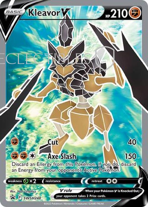 Pokemon SWSH Black Star Promos SWSH 248 Kleavor V