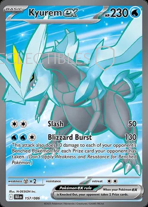 Pokemon Black Bolt 157/086 Kyurem ex