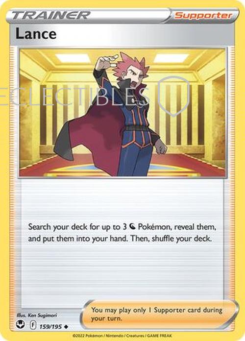 Pokemon Silver Tempest 159/195 Lance  Reverse Holo