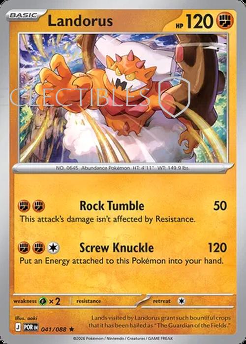 Pokemon Perfect Order 041/88 Landorus Reverse Holo
