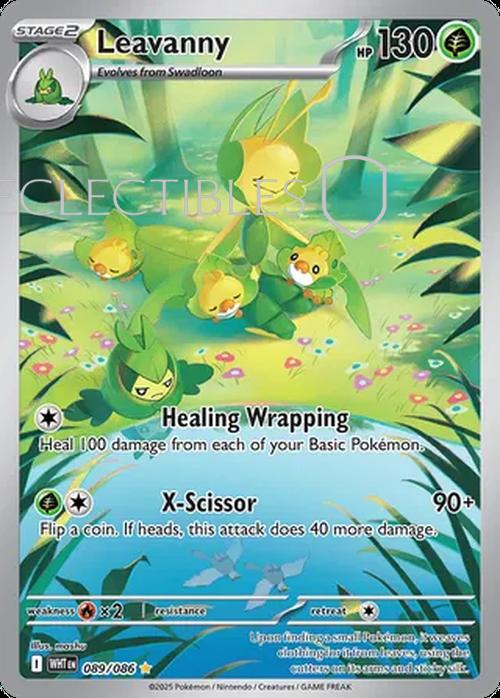 Pokemon White Flare 089/086 Leavanny