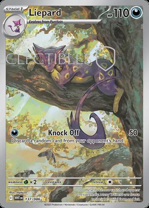Pokemon White Flare 137/086 Liepard