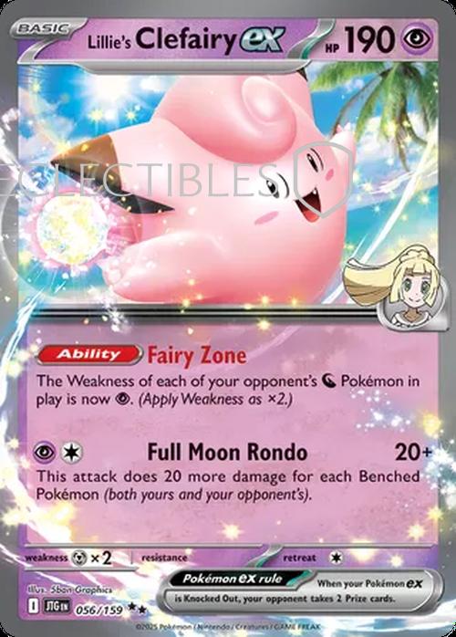 Pokemon Journey Together 056/159 Lillies Clefairy ex