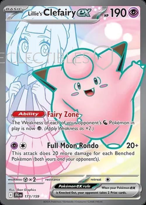 Pokemon Journey Together 173/159 Lillies Clefairy ex