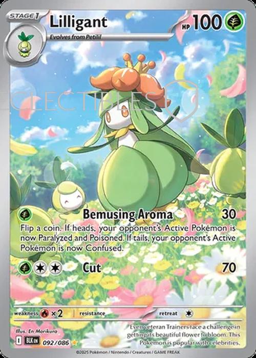Pokemon Black Bolt 092/086 Lilligant