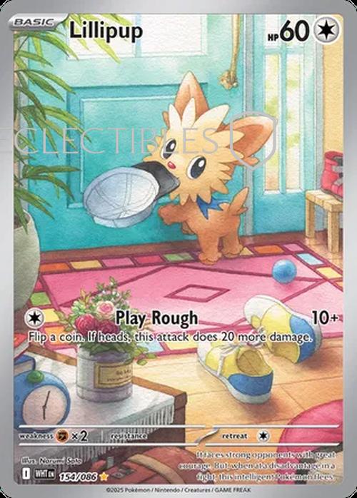 Pokemon White Flare 154/086 Lillipup