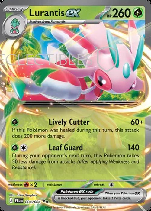 Pokemon pitch black 004/84 Lurantis ex
