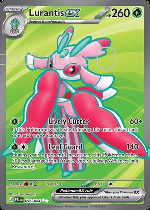 Pokemon pitch black 096/84 Lurantis ex