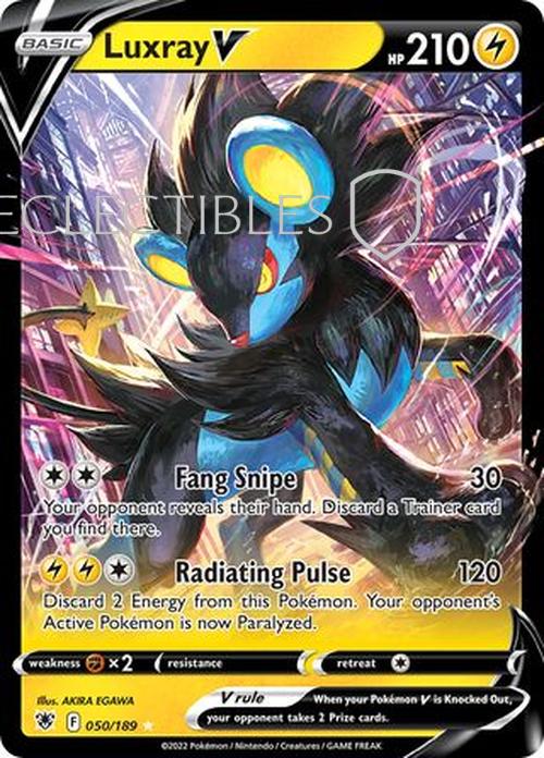 Pokemon Astral Radiance 050/189 Luxray V