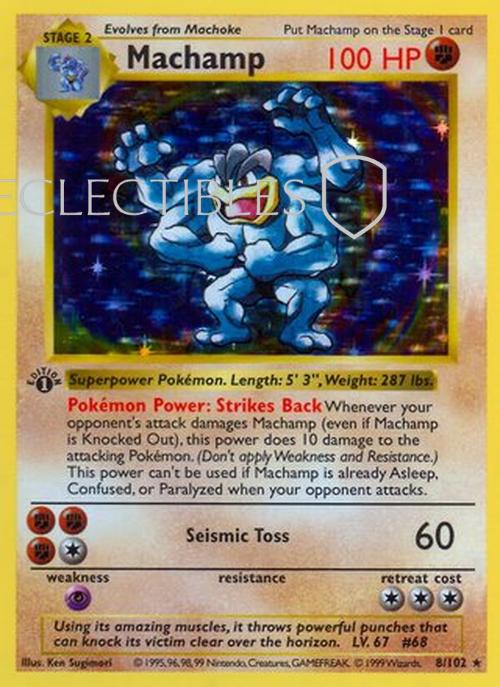 Pokemon Base Set 008/102 Machamp
